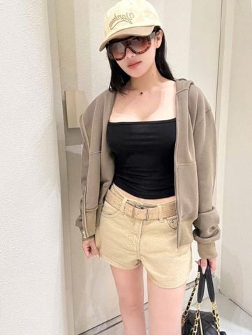 KS0496 - Áo Khoác Umi Dày Màu Be