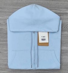 KS0494 - Áo Khoác Umi Dày Màu Xanh Nhạt