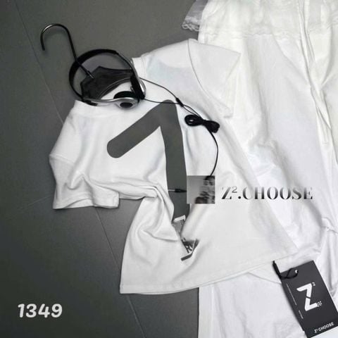 LEN1829-Áo thun số 7 Trắng