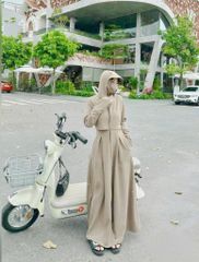 VGU9895 ĐẦM CHỐNG NẮNG (XÁM)
