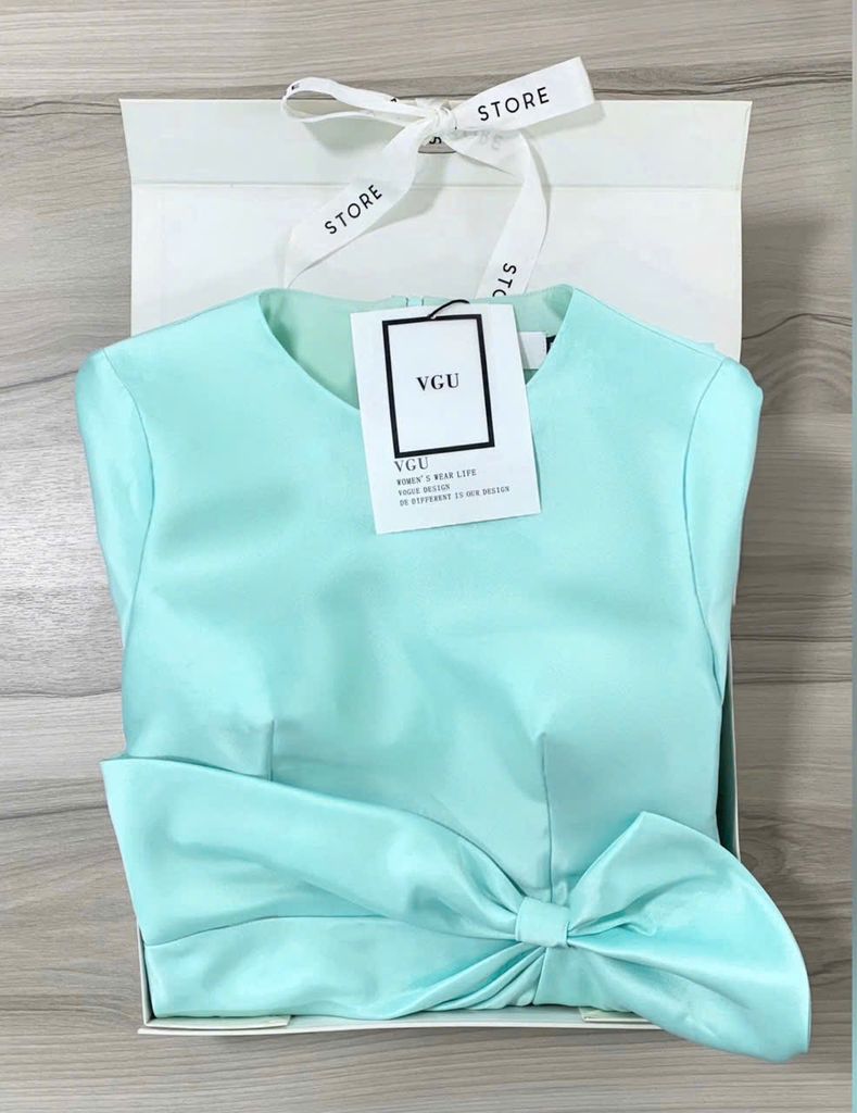 VGU9973 - Đầm TK Nhấn Nơ Eo