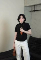 VGU9976 - Áo Thun Cổ polo Màu Đen