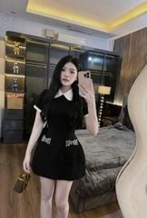 SKY8003 - Đầm Ngắn Cổ bầu