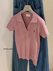 LEN2531-Áo len WGWE cổ V thêu ngựa Xanh Đen