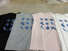 QCC2141 ÁO THUN SÒ ỐC ĐÍNH HẠT (TRẮNG)