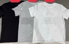 QCC2385-Áo thun phối lưới Trắng