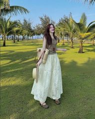 VGU0091 - Set Chân Váy Xòe + Áo Thun