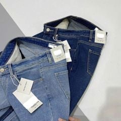 VGU0085 - Quần Jean Dài Xanh Đậm