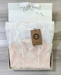 VRA0582 ĐẦM REN TK TAY DÁNG NGẮN CAO CẤP