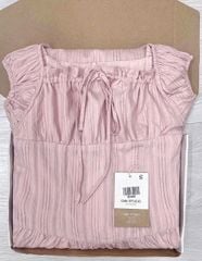 TQ4268-Đầm cổ vuông nhúng ngực Hồng