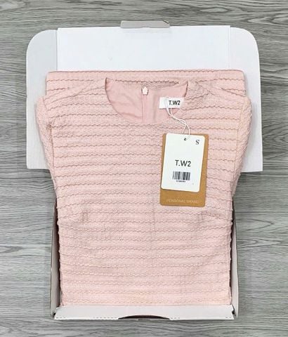 KS0838-Đầm thun body Hồng