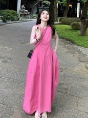 VGU0411-Đầm suông Hồng