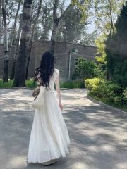VGU0517 - SET ÁO KIỂU + CHÂN VÁY DÀI