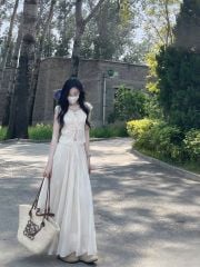 VGU0517 - SET ÁO KIỂU + CHÂN VÁY DÀI