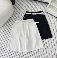 TB8249 QUẦN JEAN NGỐ KÈM NỊT (XANH ĐEN)