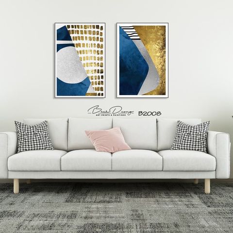  Bộ 2 tranh trừu tượng B2008 
