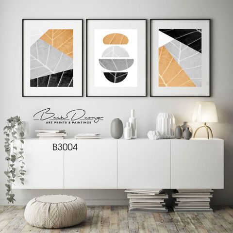  Bộ 3 tranh trừu tượng đẹp 