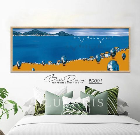  Bộ 2 tranh hoa trắng B3024 