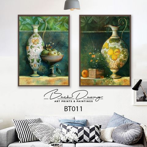  Bộ 2 tranh tĩnh vật BT011 
