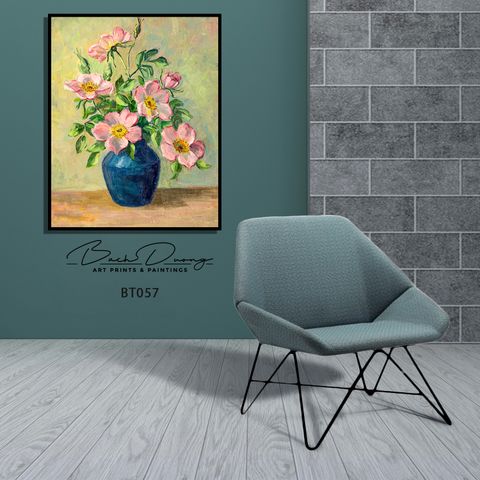  Tranh kiểu vẽ tĩnh vật BT057 