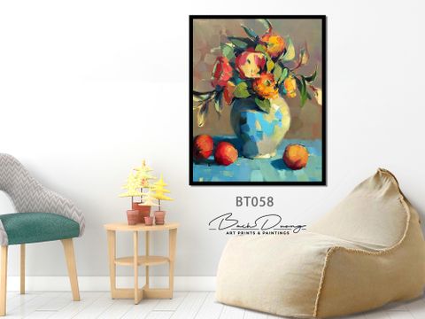  Tranh kiểu vẽ tĩnh vật BT058 