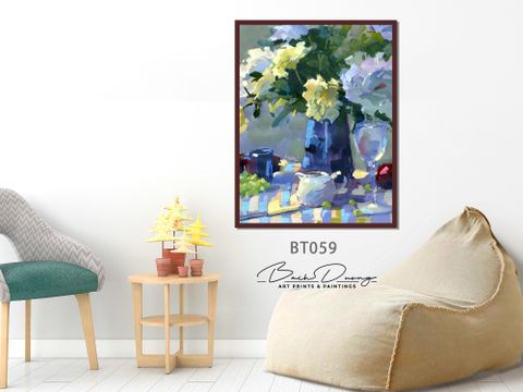  Tranh kiểu vẽ tĩnh vật BT059 