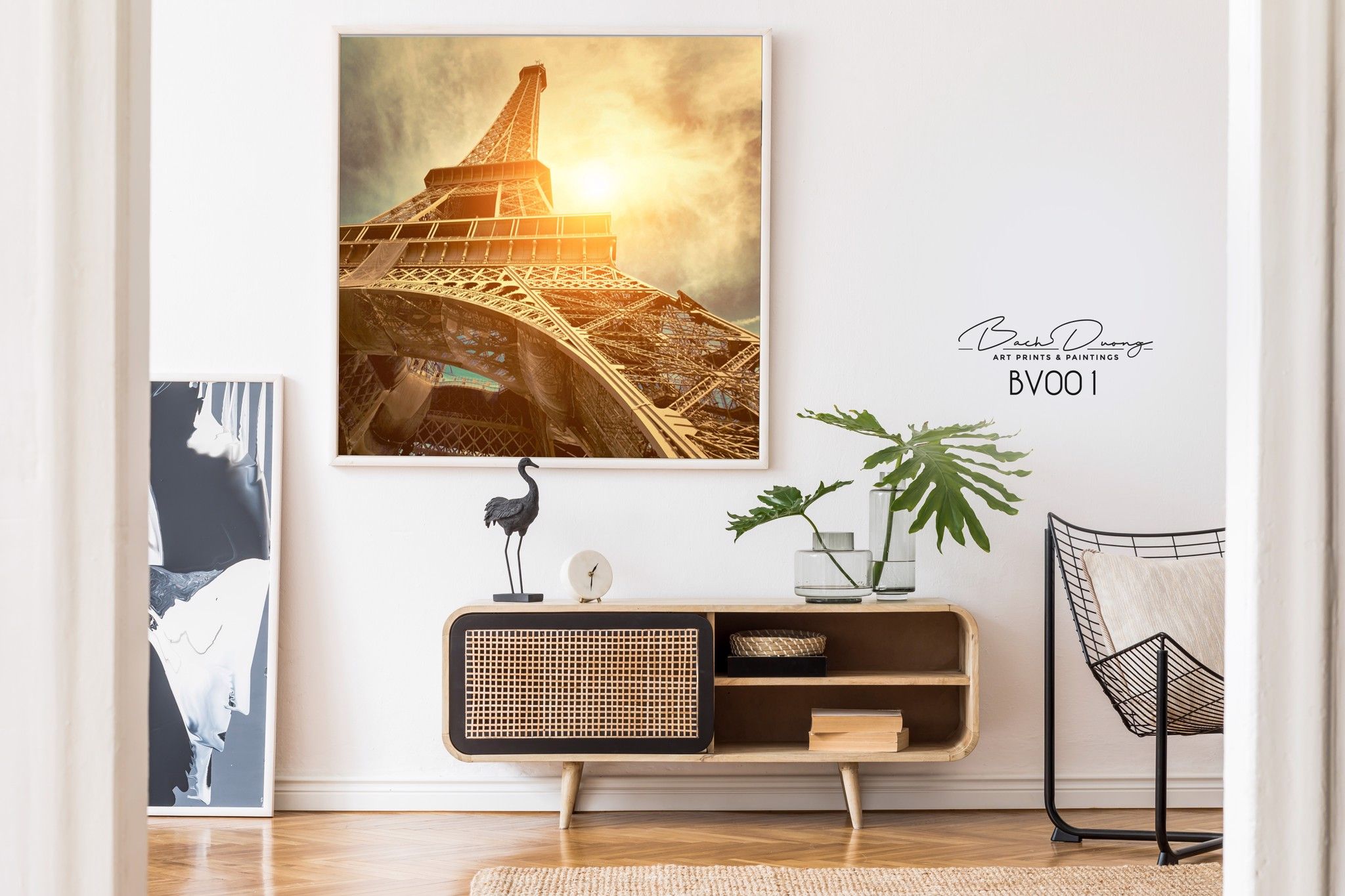  Tranh trang trí Tháp Eiffel BV001 