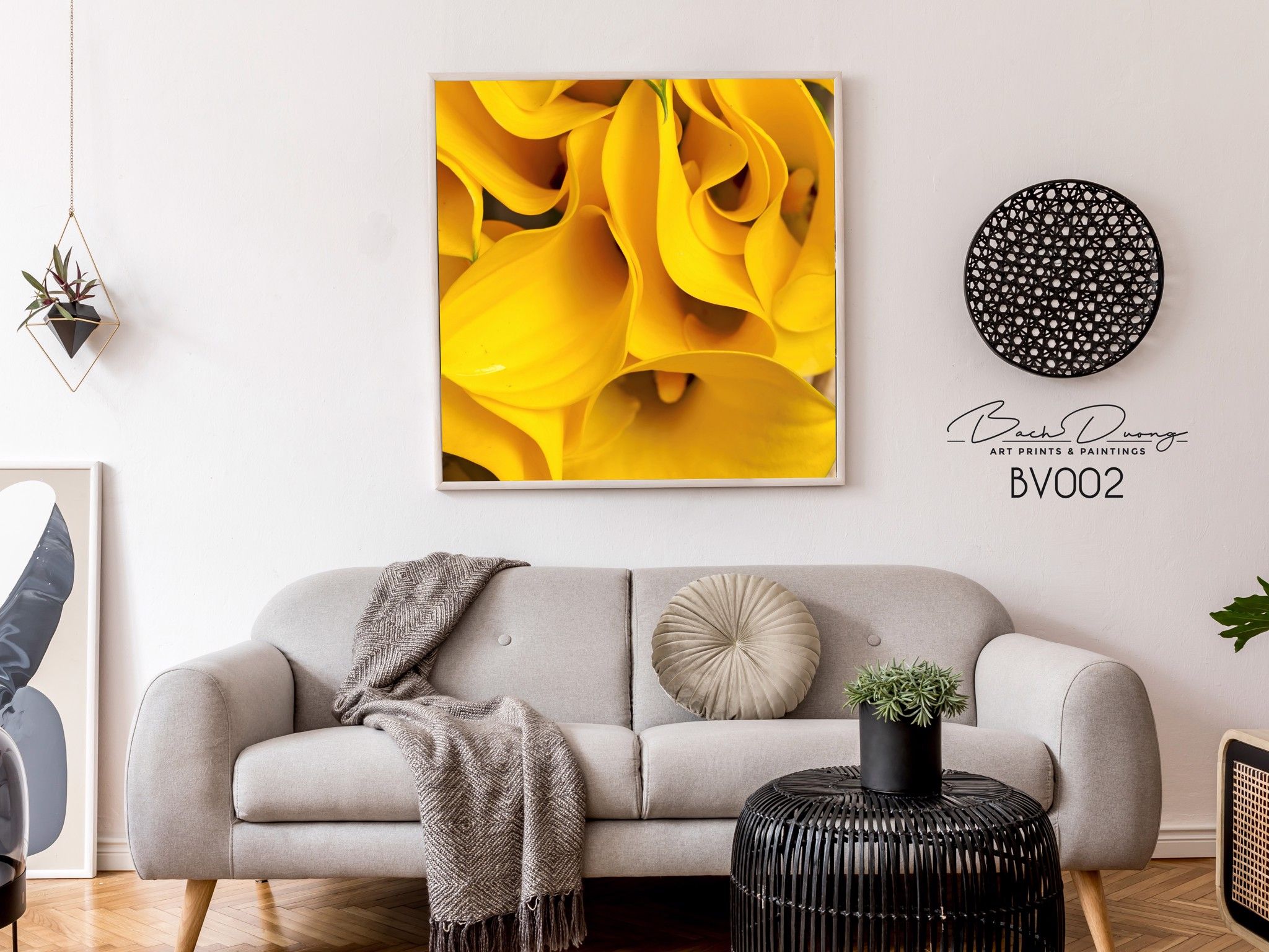  Tranh trang trí trừu tượng BV002 