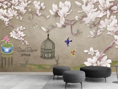  Tranh dán tường mẫu DT016 