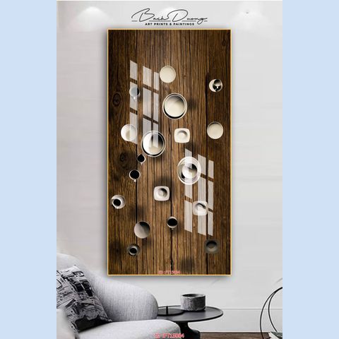  Tranh khổ dọc trừu tượng FT15004 