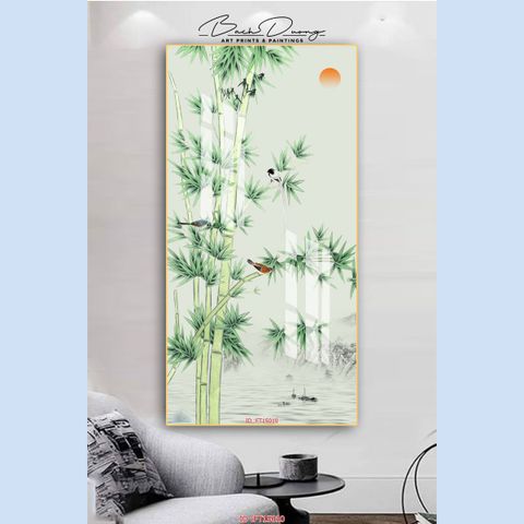  Tranh khổ dọc cây trúc FT15010 