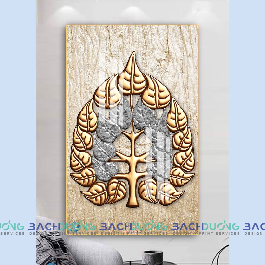  Tranh trang trí trừu tượng  FT15336 