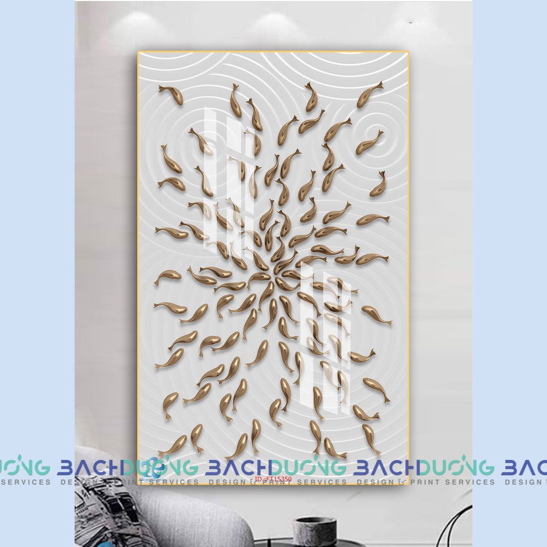  Tranh trang trí trừu tượng  FT15350 