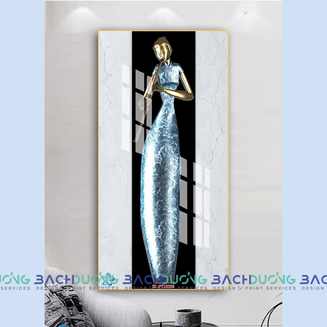  Tranh trang trí trừu tượng FT15356 