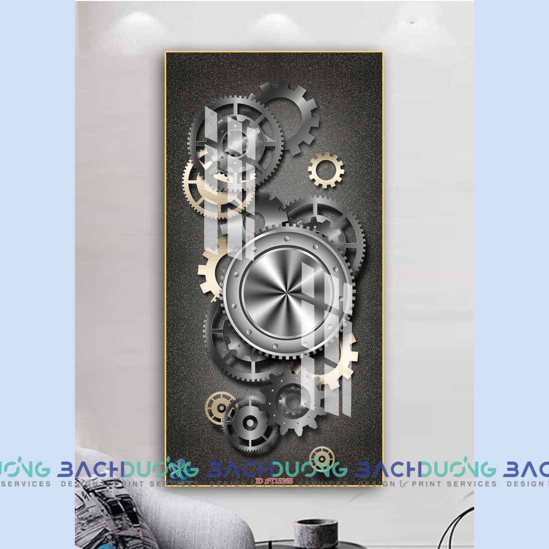  Tranh trang trí trừu tượng  FT15365 