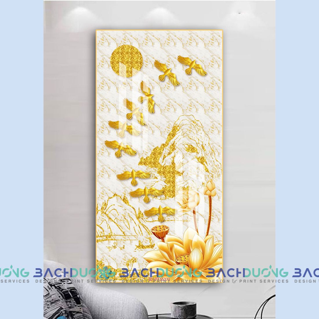  Tranh trang trí trừu tượng FT15371 