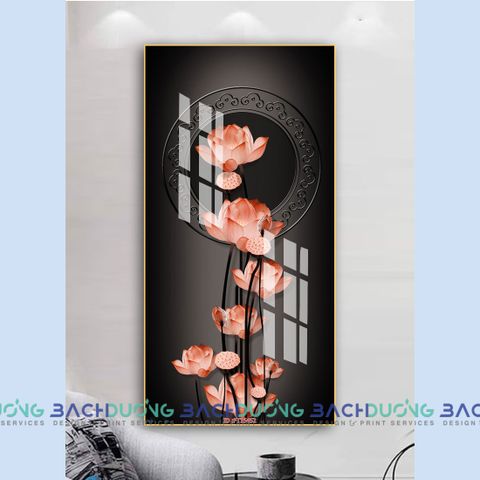  Tranh trang trí hoa sen FT15452 