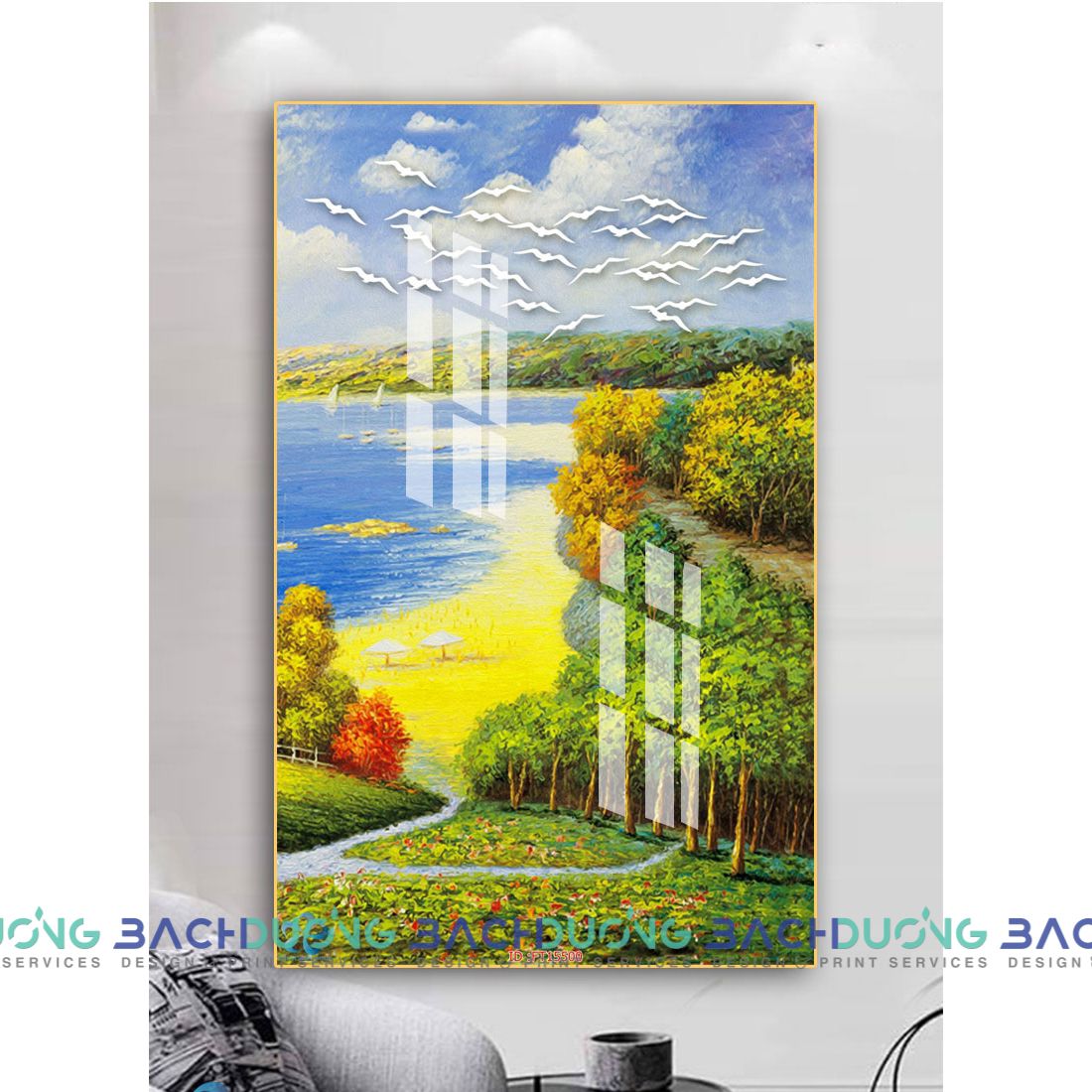  Tranh hòn đảo xinh đẹp FT15500 