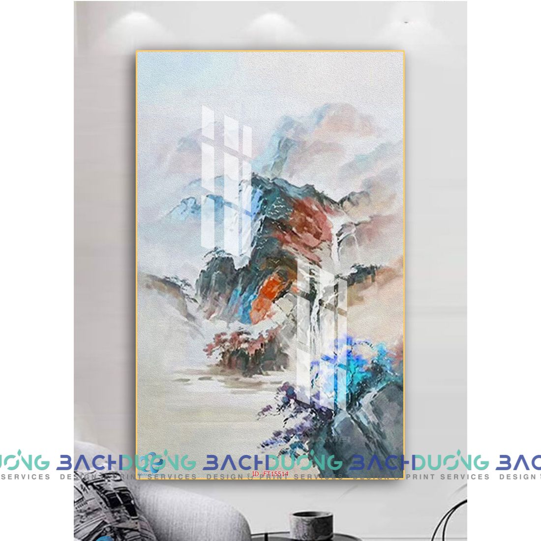  Tranh đồi núi FT15514 