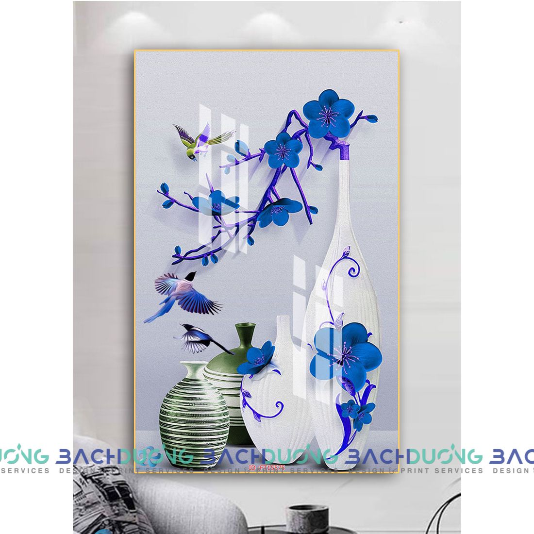  Trang trang trí bình hoa trang nhã FT15575 