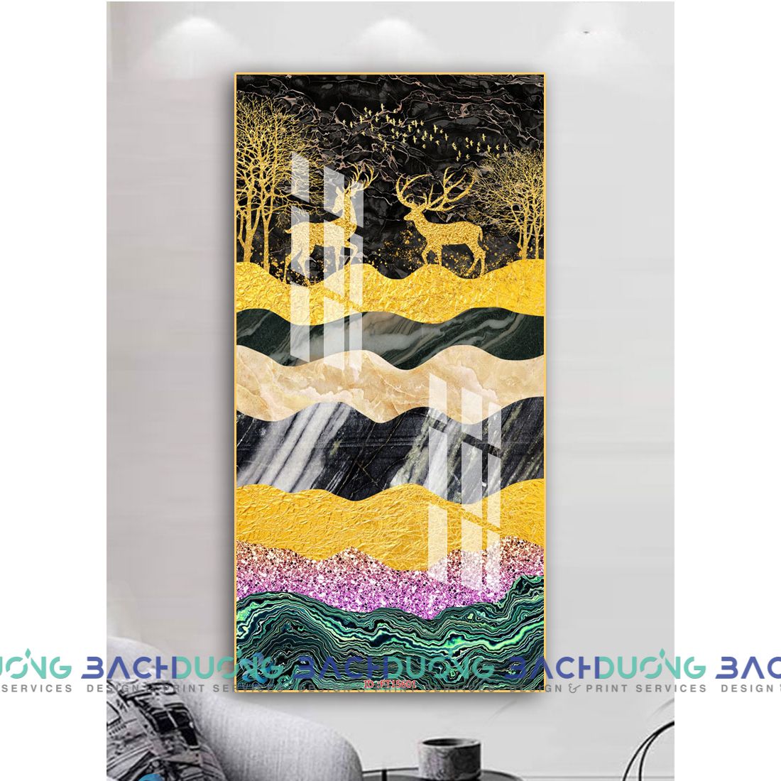  Tranh trang trí trừu tượng FT15601 