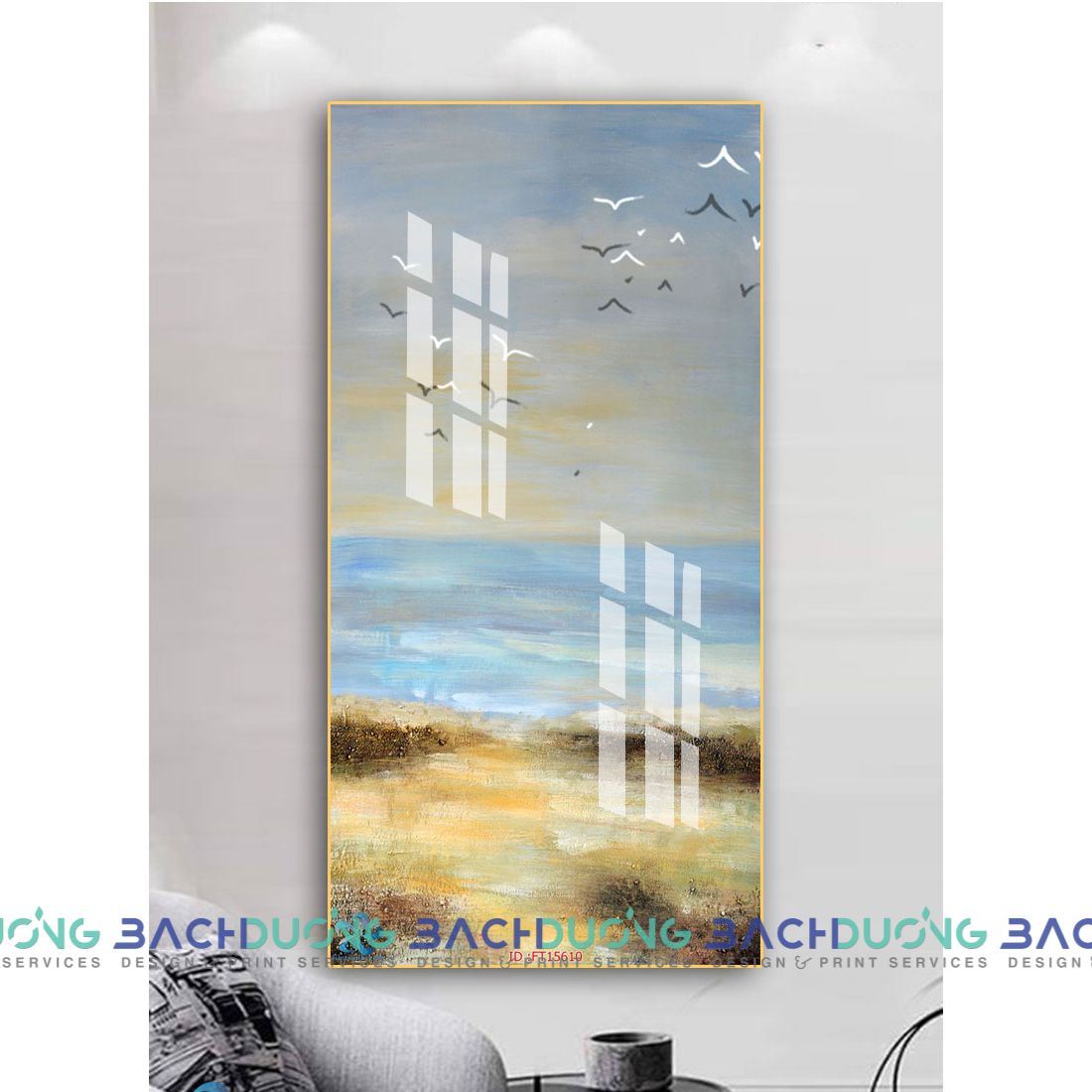  Tranh khung cảnh bờ biển FT15610 