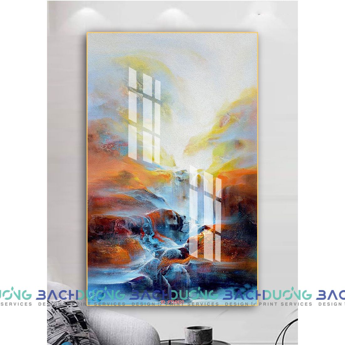  Tranh trang trí trừu tượng FT15622 