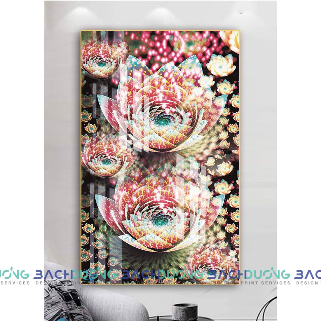  Tranh trang trí loài hoa ấn tượng FT15625 