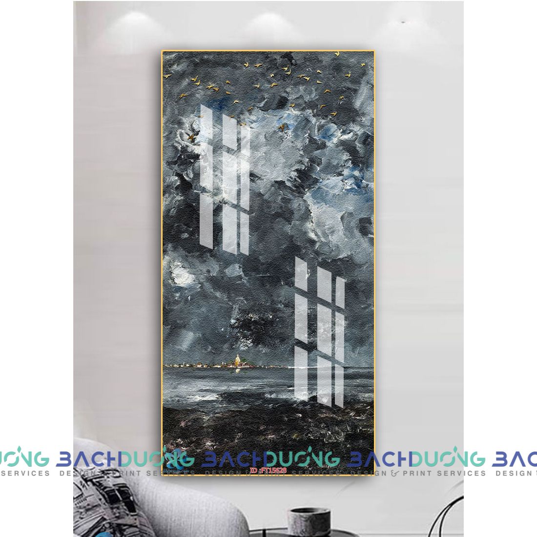  Tranh trang trí bầu trời ấn tượng FT15628 