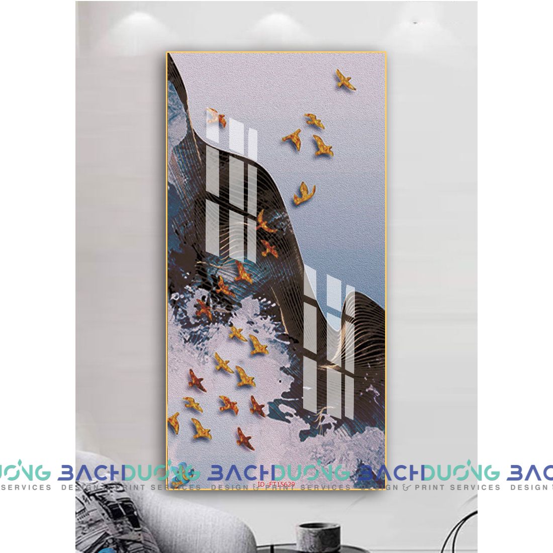  Tranh trang trí trừu tượng FT15629 