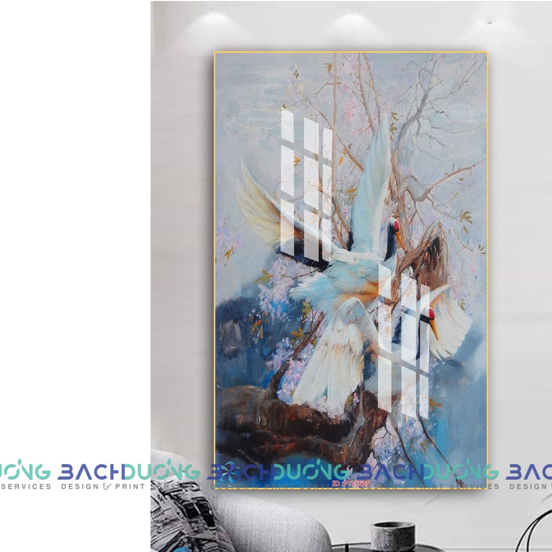  Tranh trang trí trừu tượng FT15635 