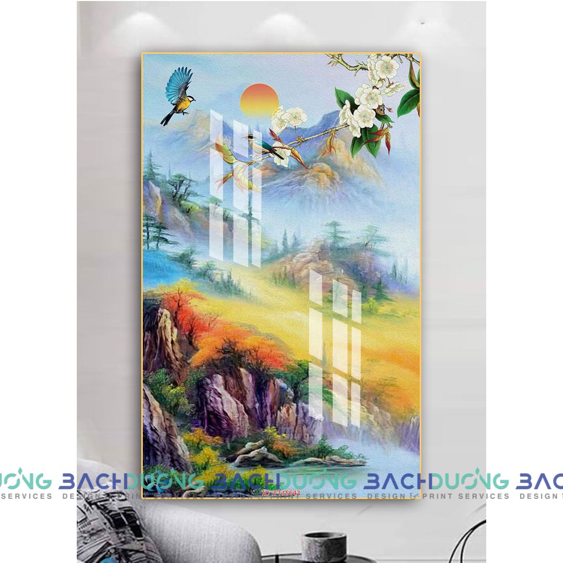  Tranh phong cảnh thiên nhiên nên thơ FT15643 