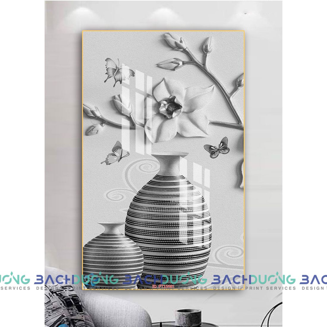  Trang trang trí bình hoa sang trọng FT15681 