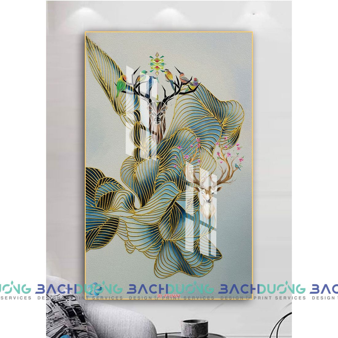  Tranh trang trí trừu tượng FT15692 